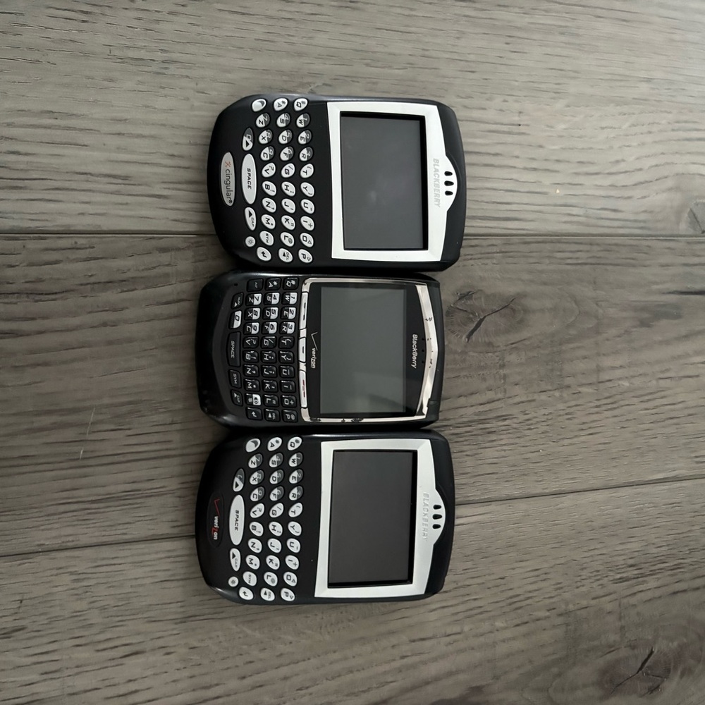 Black QWERTY Feature Phones with Full Keyboards - Pack of 3